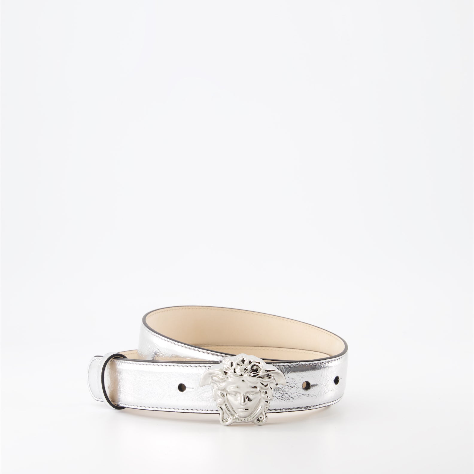 Cinturones Ceinture La Medusa Versace Plata Femme