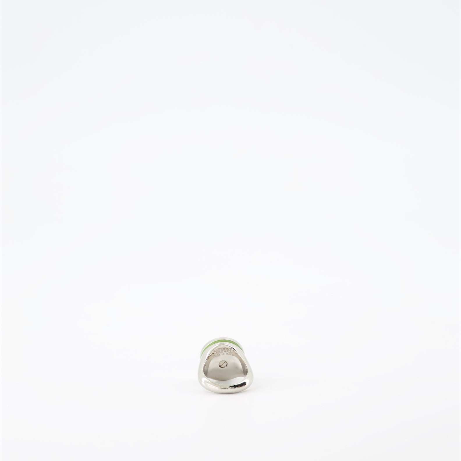 Bijoux Bague Médusa Versace Vert Homme