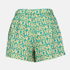 Shorts Short de bain Versace Allover Versace Bleu Femme