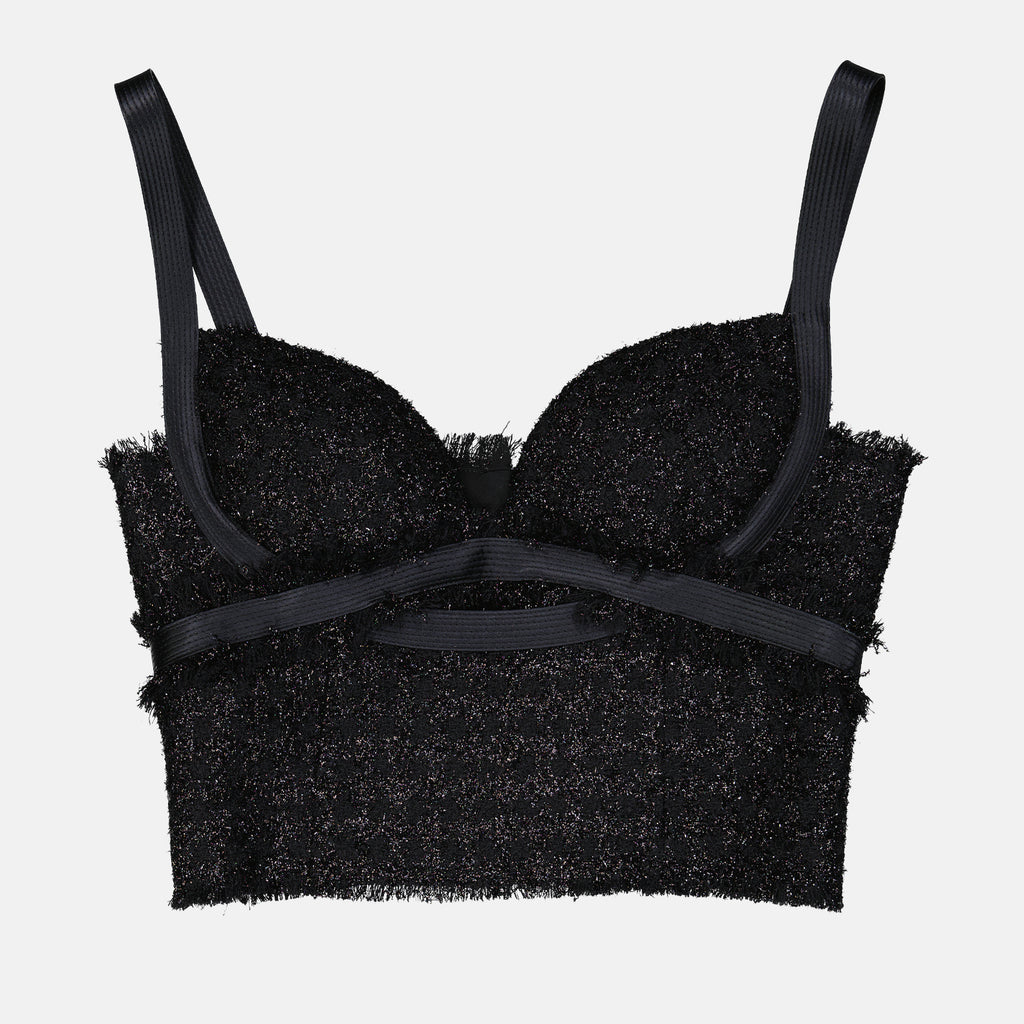 Tops Haut bustier Versace Schwarz Femme