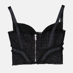 Tops Haut bustier Versace Schwarz Femme