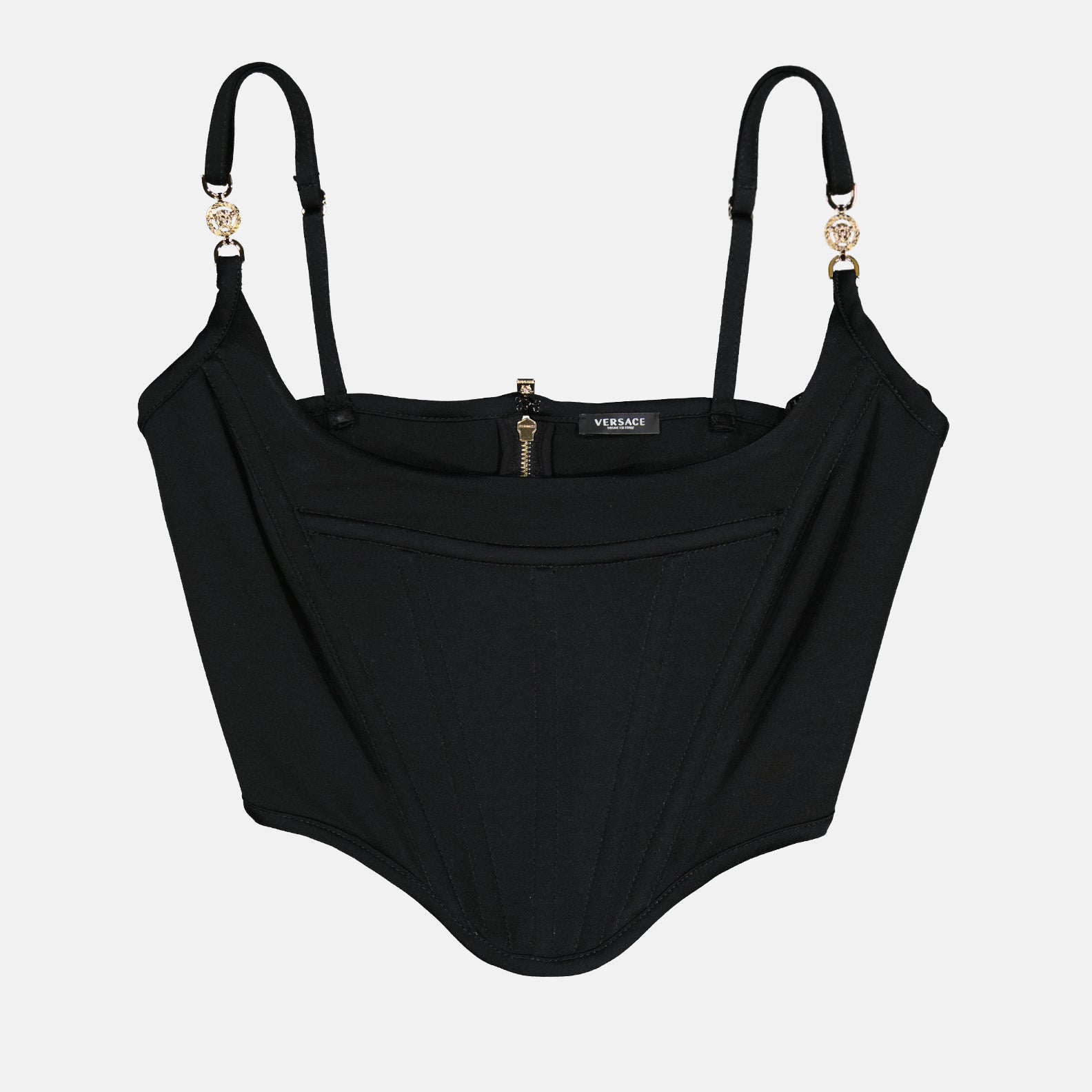 Tops Haut corset Medusa 95' Versace Schwarz Femme