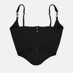 Tops Haut corset Medusa 95' Versace Schwarz Femme