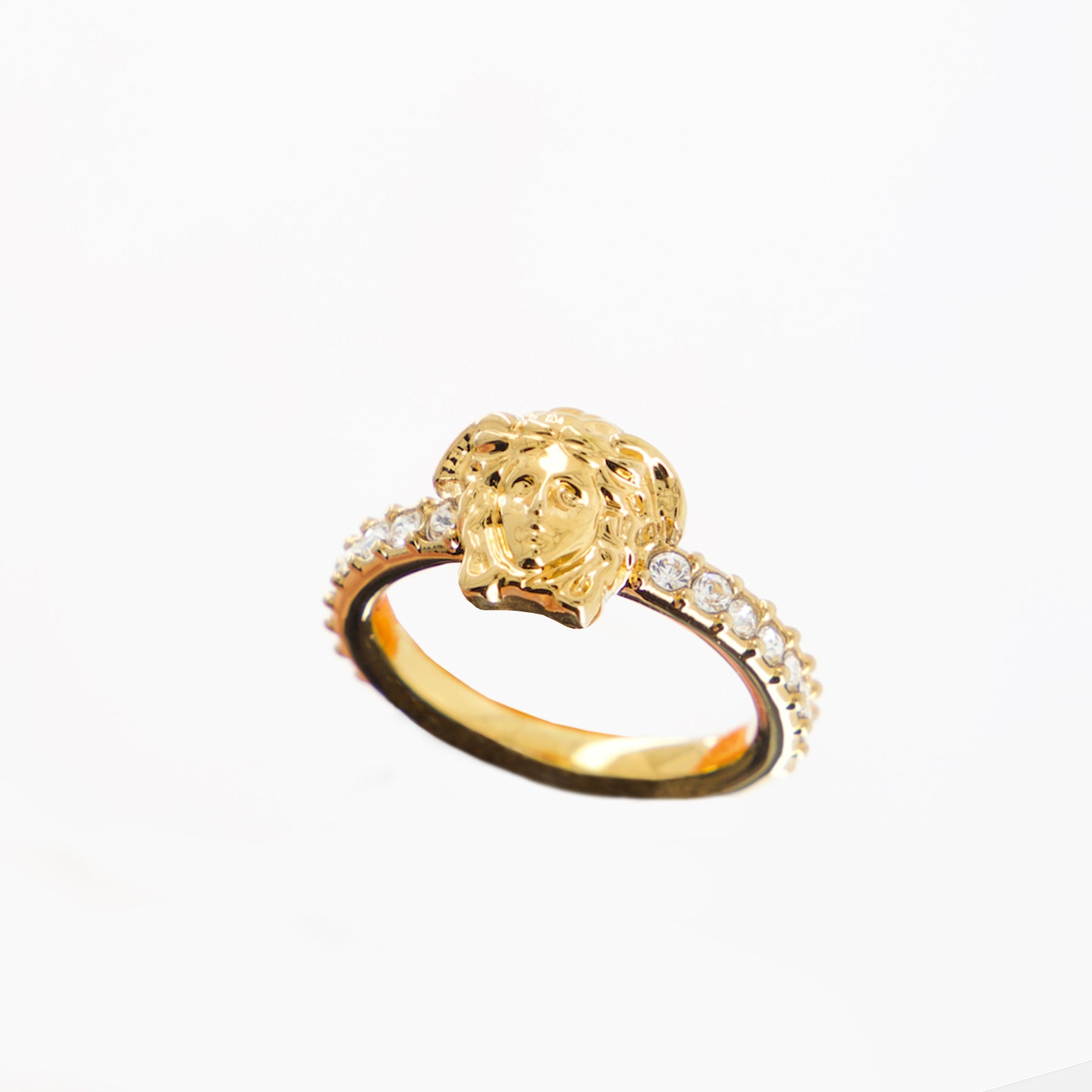 Bijoux Bague La Medusa Versace Doré Femme