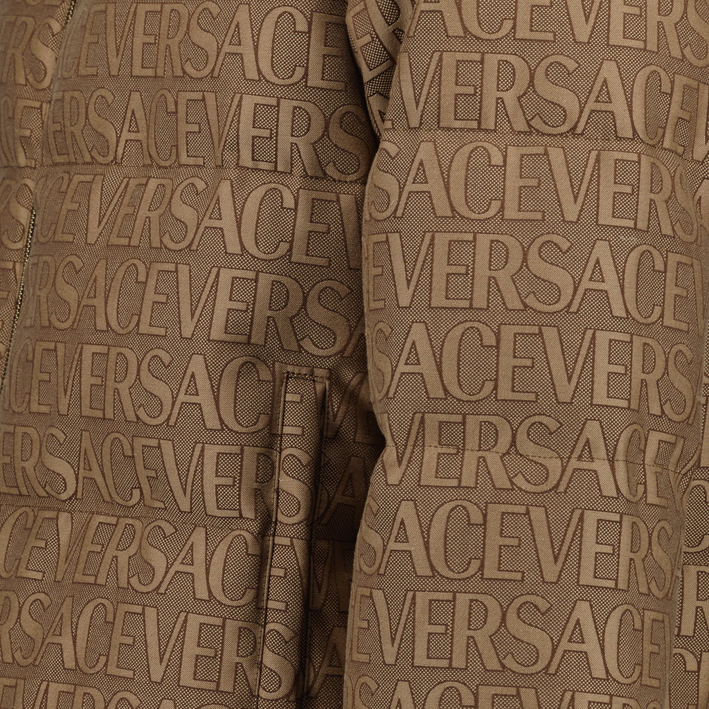 Cappotti Doudoune Versace Allover Versace Marrone Homme