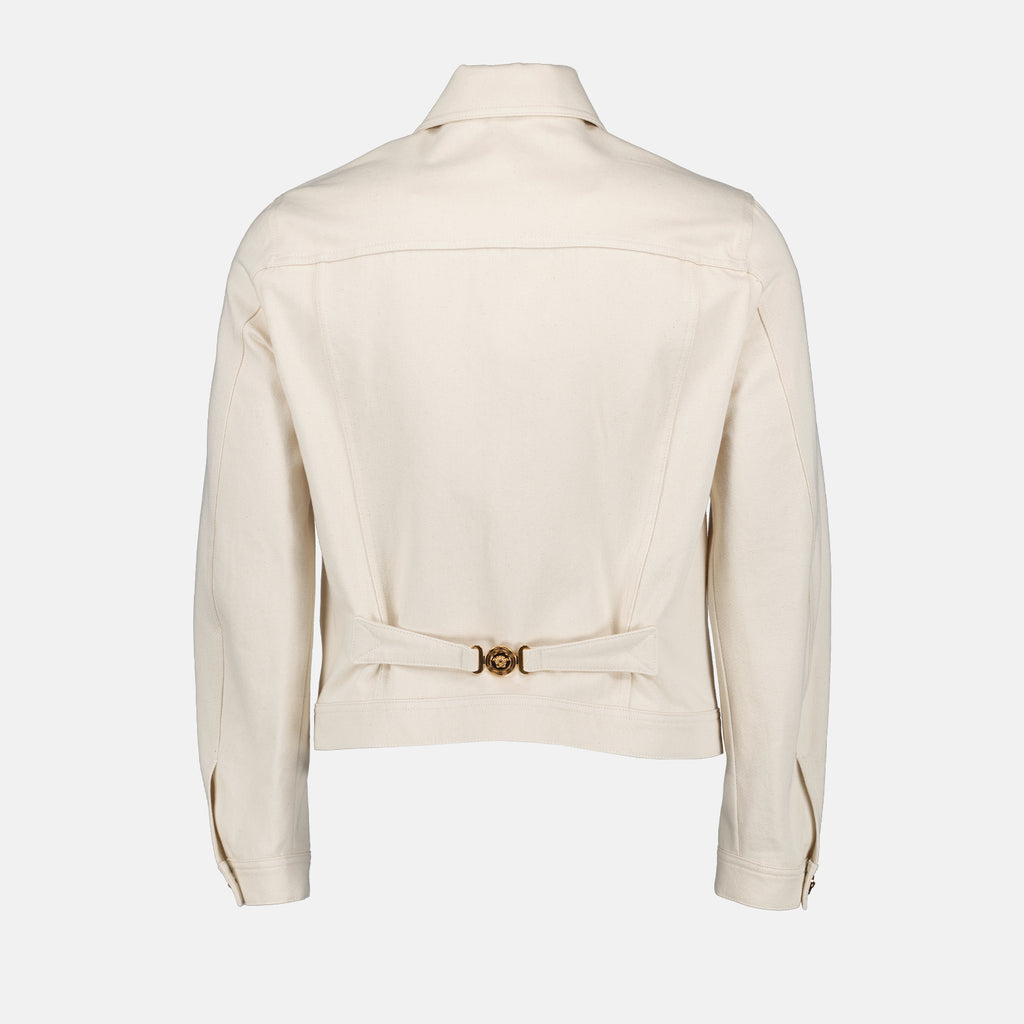 Chaquetas Veste en jean Medusa Biggie Versace Beige Homme
