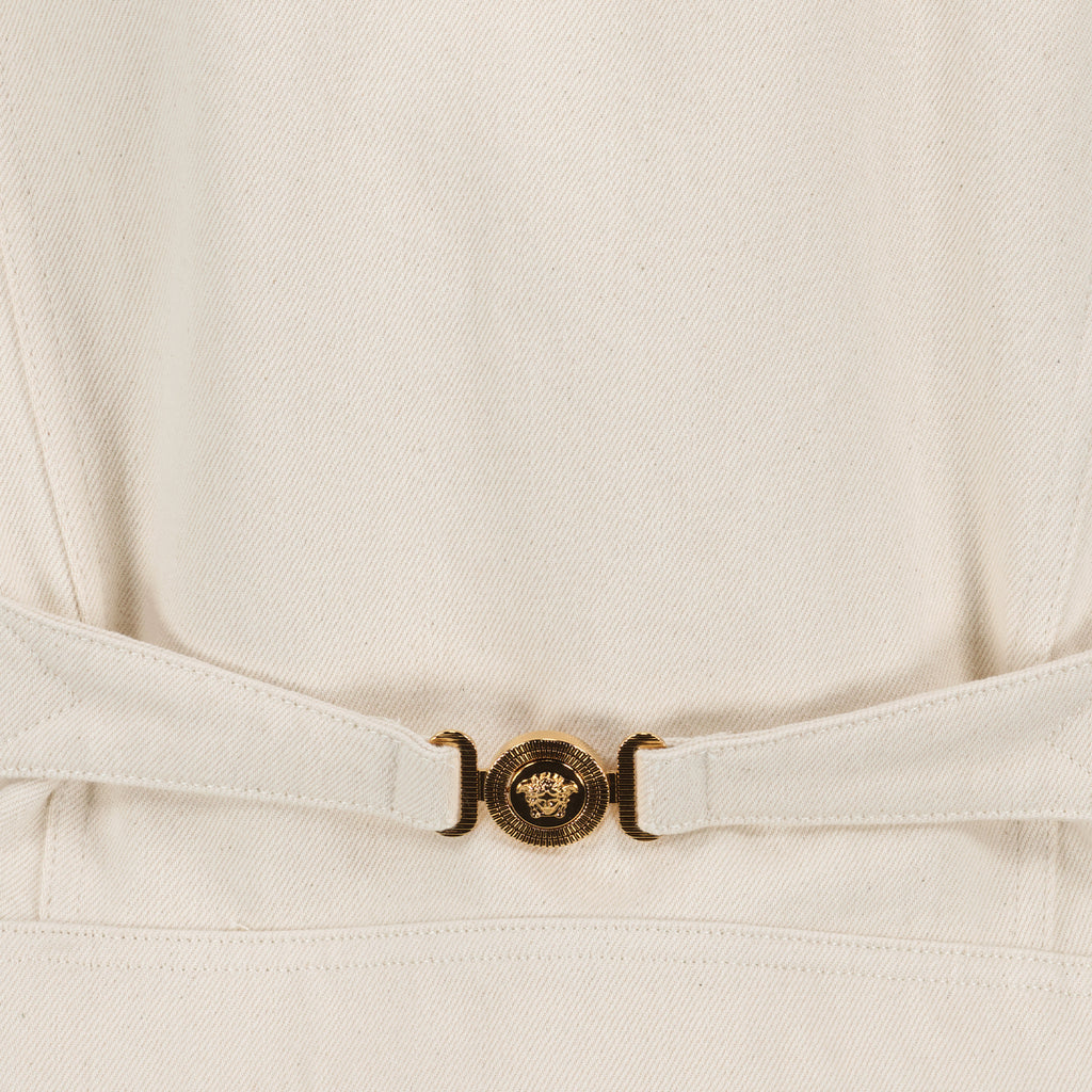 Chaquetas Veste en jean Medusa Biggie Versace Beige Homme