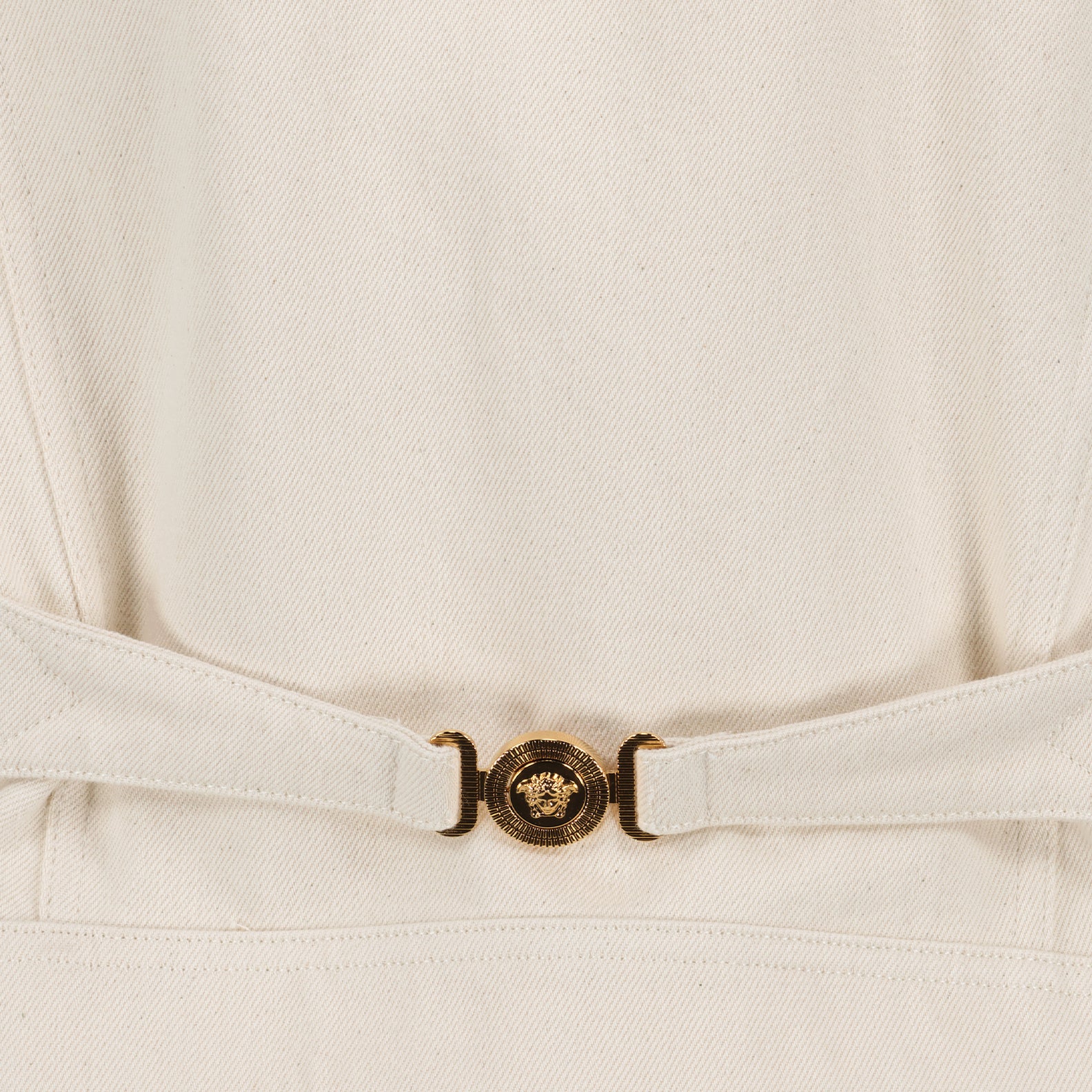 Chaquetas Veste en jean Medusa Biggie Versace Beige Homme
