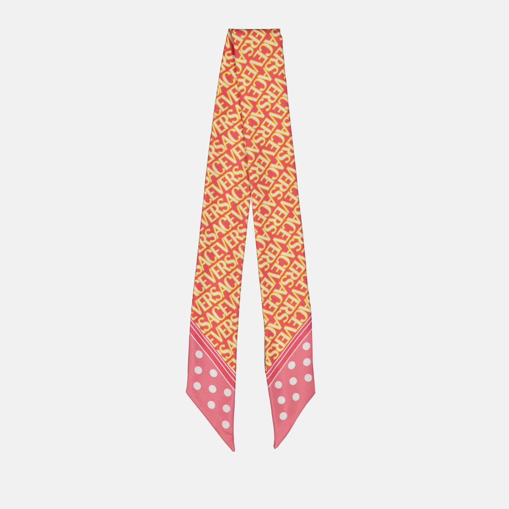 Écharpes, foulards et gants Foulard Versace Allover Versace Rose Femme