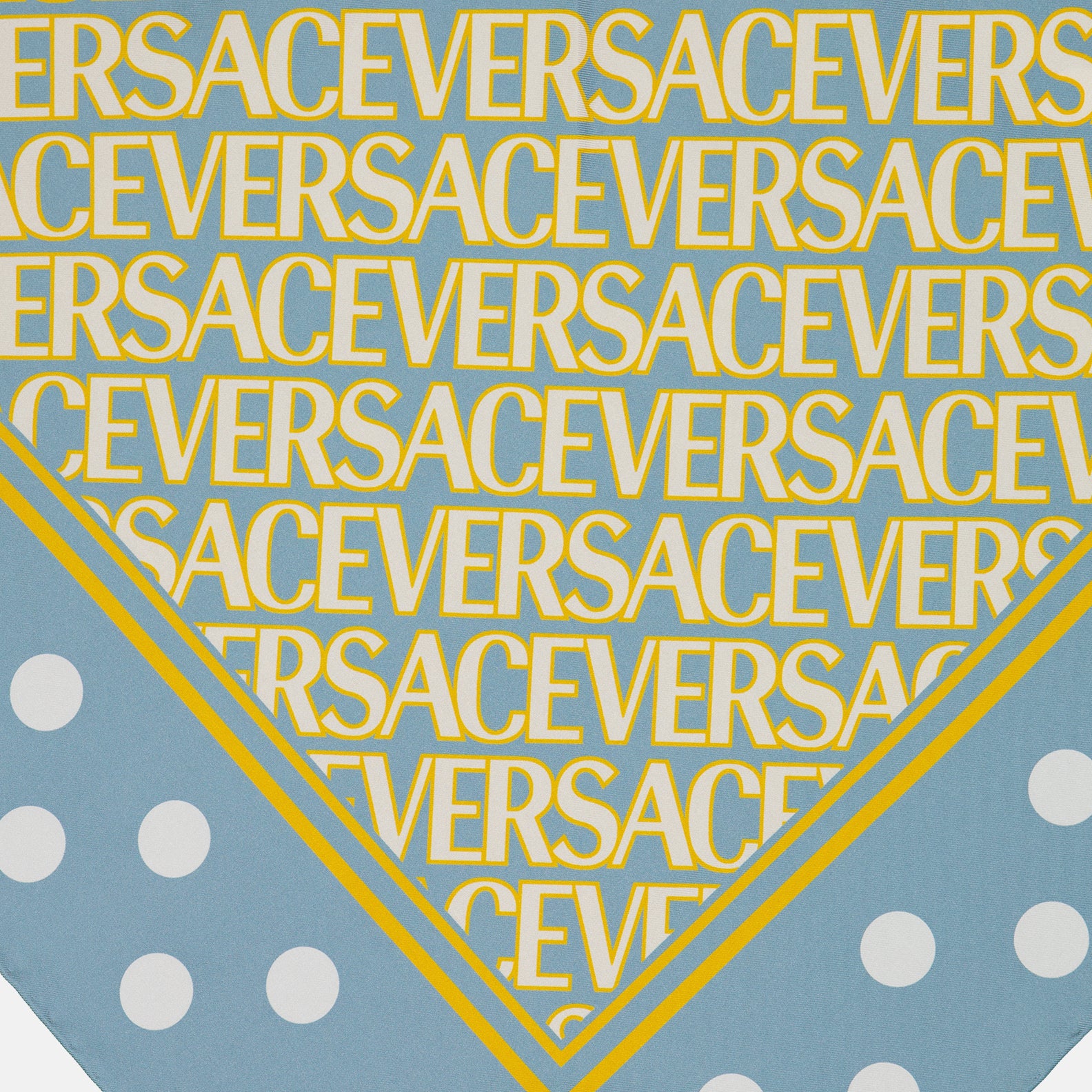 Versace Allover triangle scarf