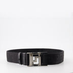 Ceintures Ceinture réversible Allover Versace Noir Homme