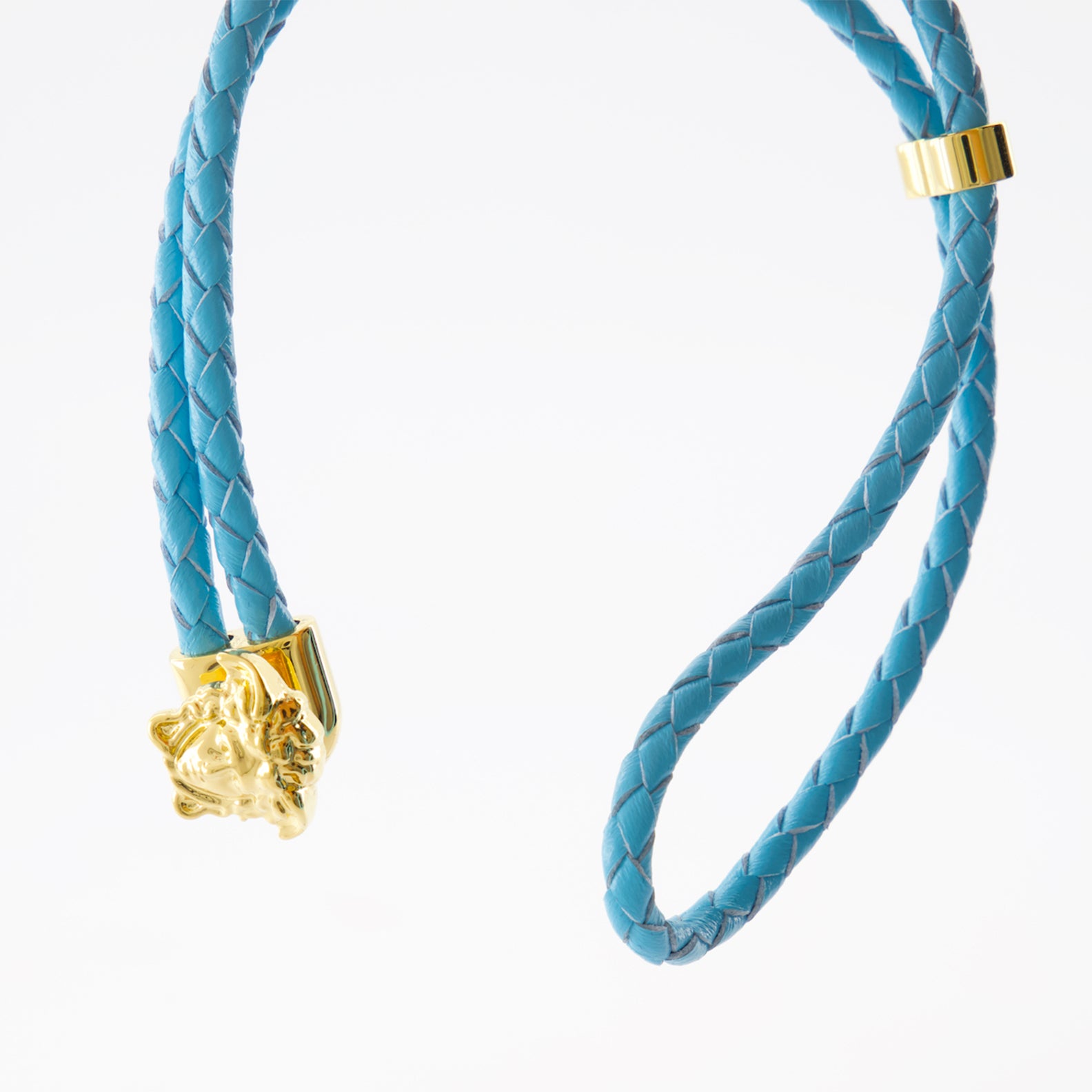 Joias Bracelet en cuir La Medusa Versace Azul Homme