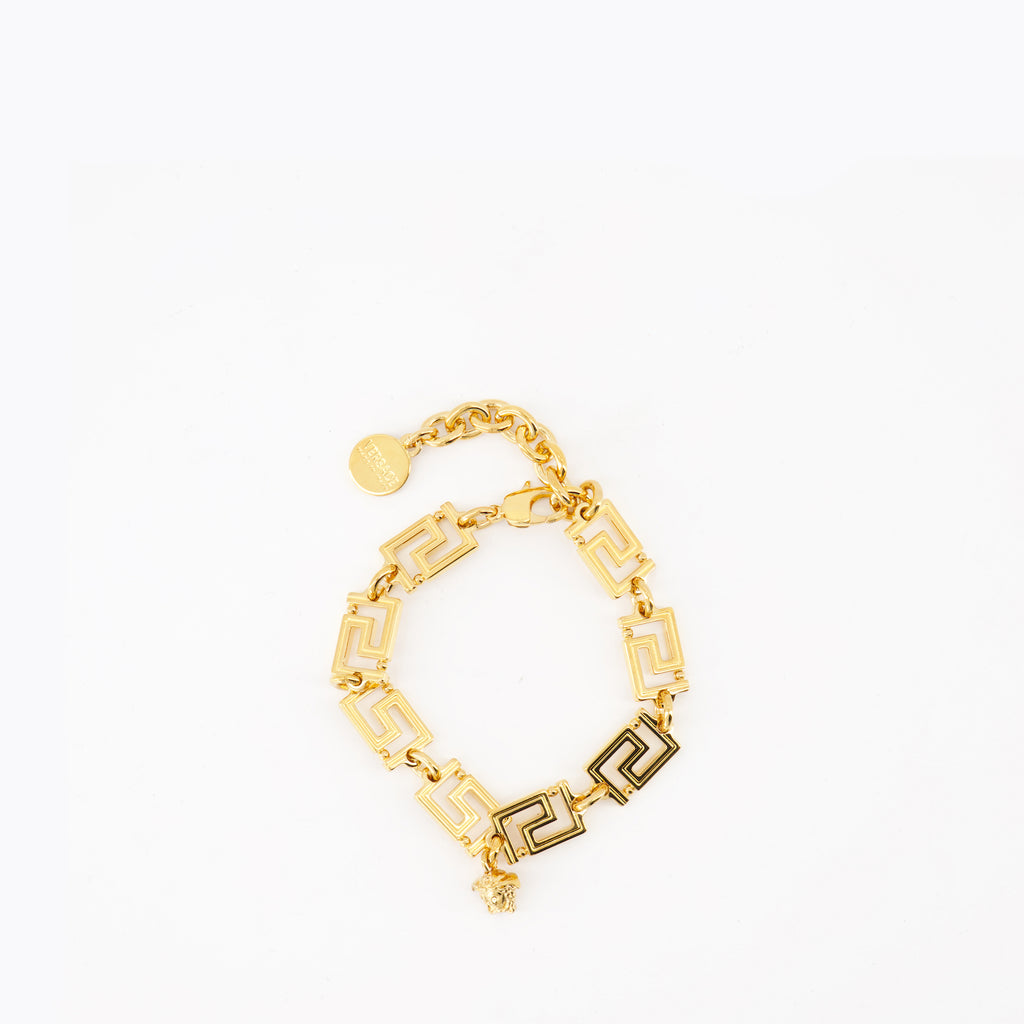 Joias Bracelet Greca Versace Ouro Homme