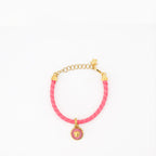 Joias Bracelet Medusa Biggie Versace Rosa Femme