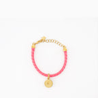 Joias Bracelet Medusa Biggie Versace Rosa Femme