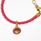 Joias Bracelet Medusa Biggie Versace Rosa Femme