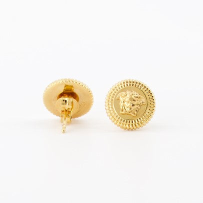 Bijoux Boucles d'oreilles Medusa Versace Doré Femme