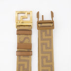 Ceintures Ceinture Greca Versace Beige Homme