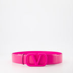 Cintos Ceinture VLogo Valentino Garavani Rosa Femme