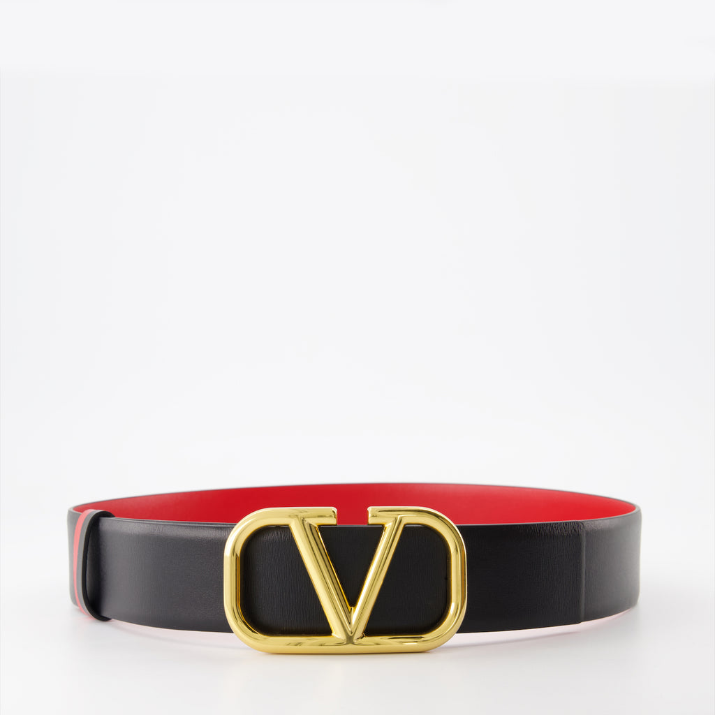 Cinture Ceinture VLogo réversible Valentino Garavani Nero Femme