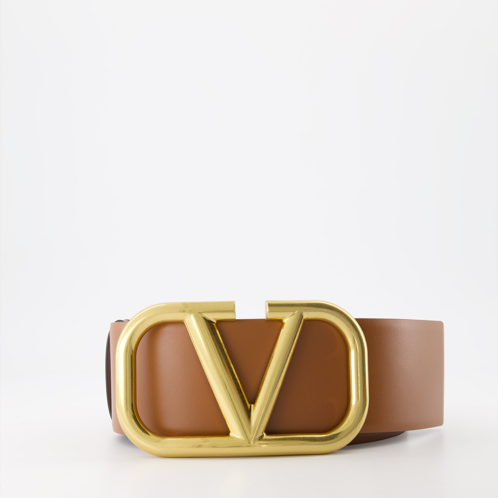 Cinture Ceinture VLogo réversible Valentino Garavani Marrone Femme