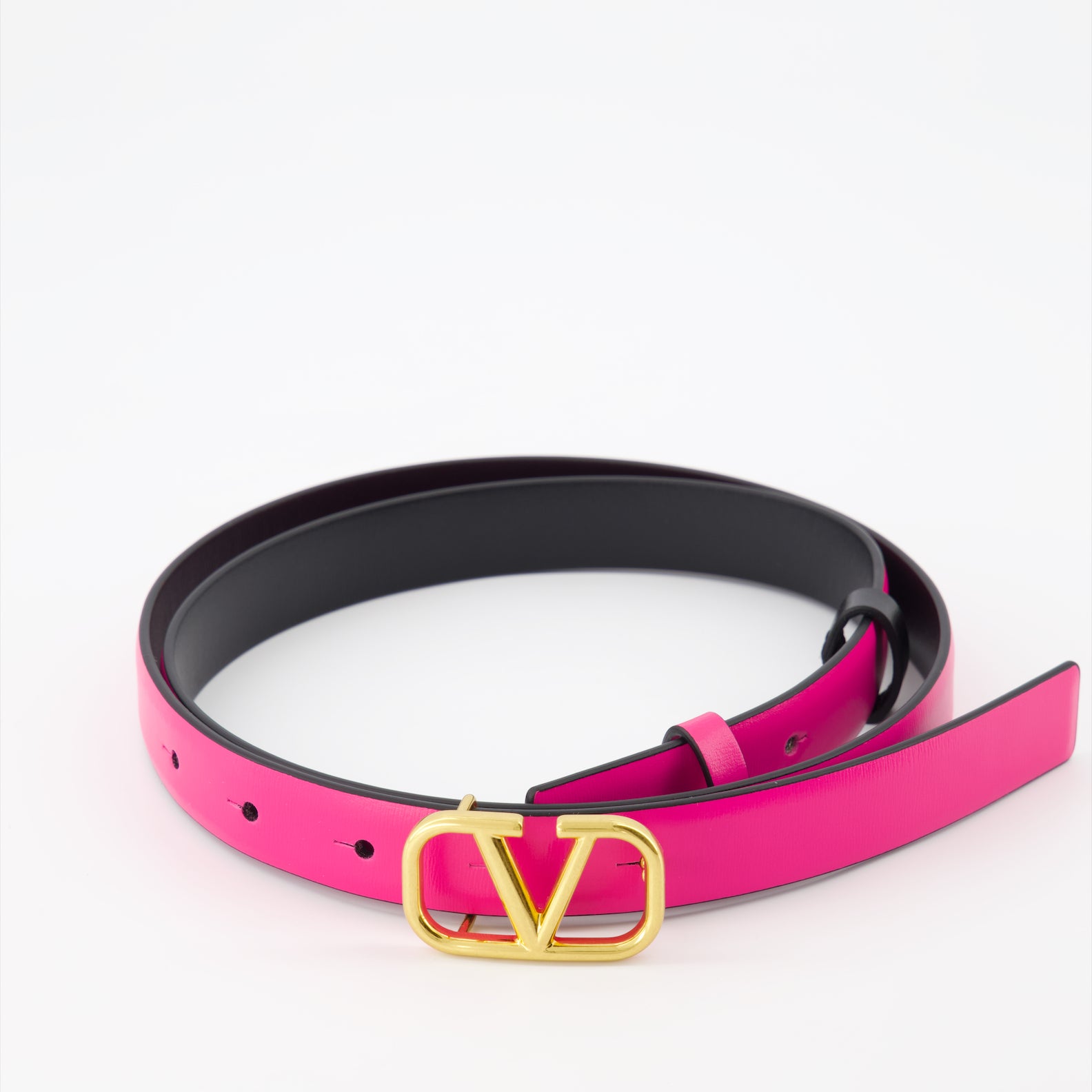 Cinture Ceinture VLogo réversible Valentino Garavani Rosa Femme