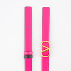 Cintos Ceinture VLogo réversible Valentino Garavani Rosa Femme