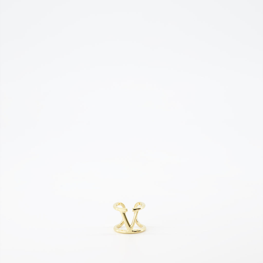 Bijoux Bague Vlogo Valentino Garavani Doré Femme
