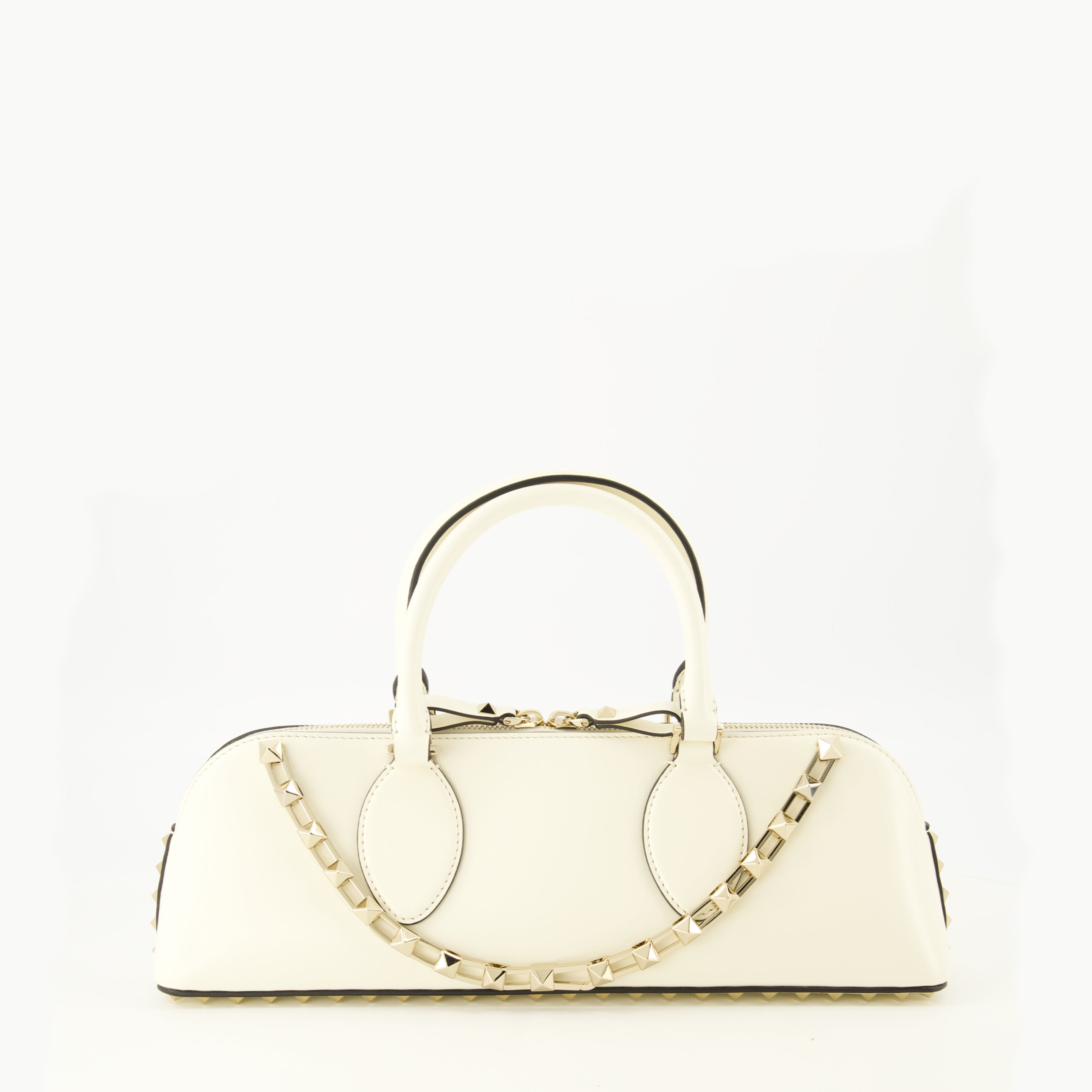 Sacs à main et épaule Sac Rockstud East-West blanc Valentino Garavani Blanc Femme