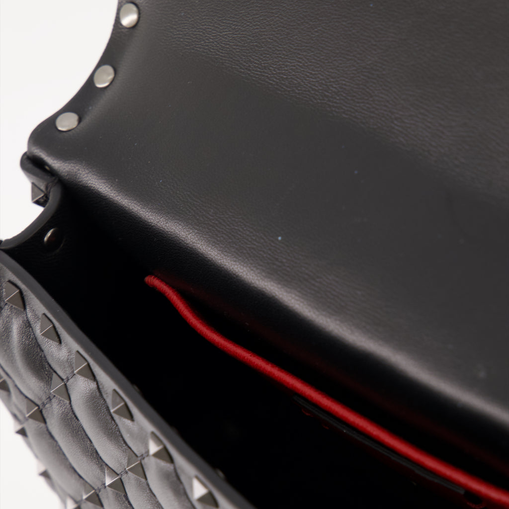 Sacs à main et épaule Sac Rockstud Spike Valentino Garavani Noir Femme