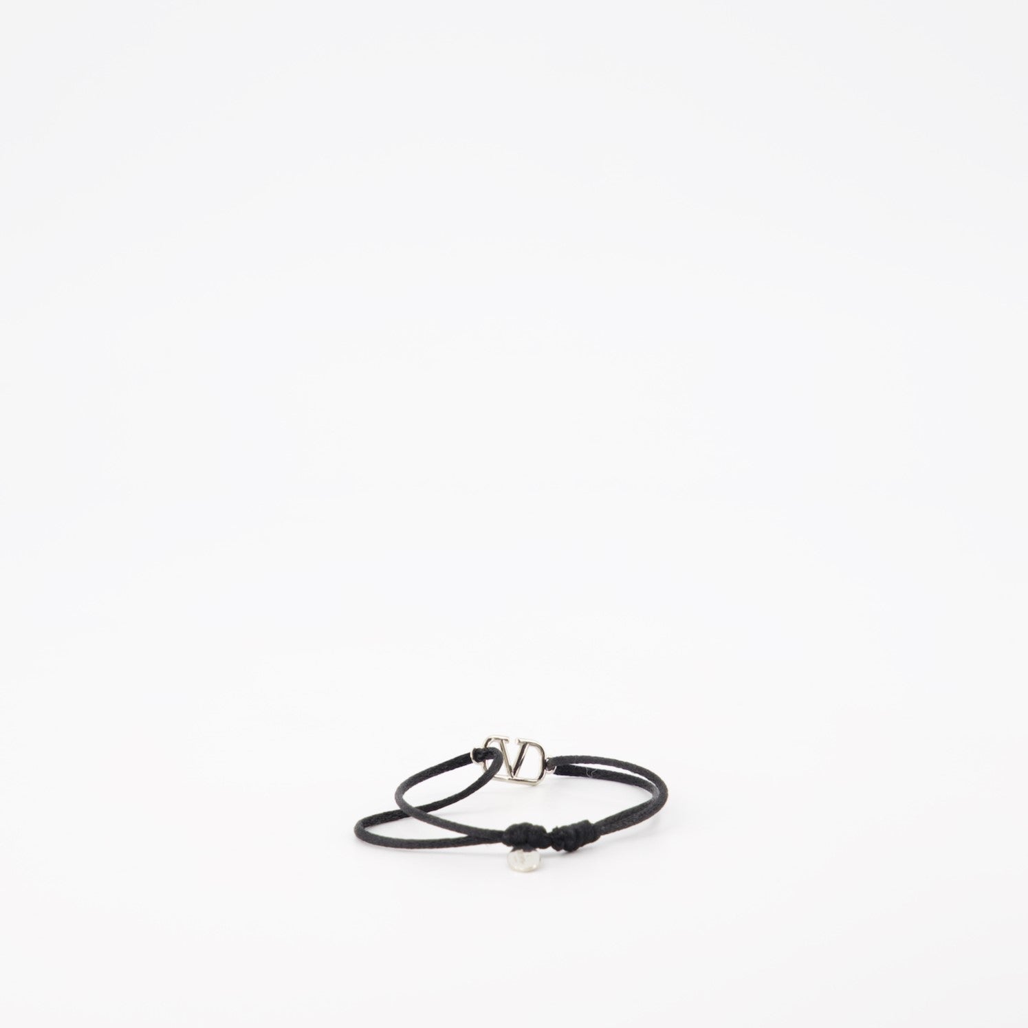 Bijoux Bracelet VLogo en coton Valentino Garavani Noir Homme