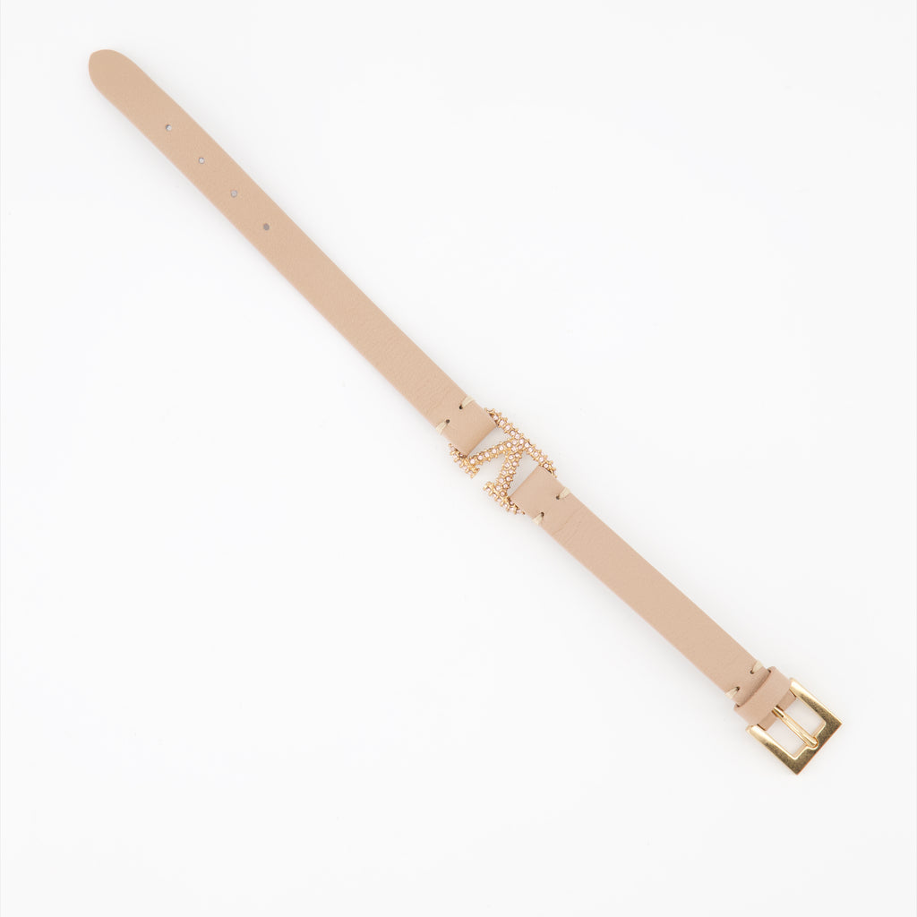 Joias Bracelet VLogo Signature cristaux Valentino Garavani Rosa Femme