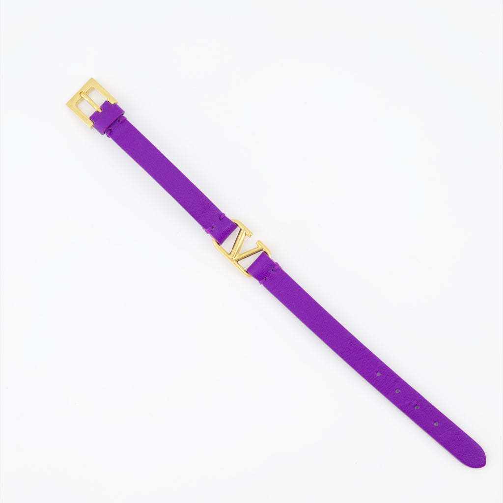 Joyería Bracelet VLogo Signature Valentino Garavani Púrpura Femme