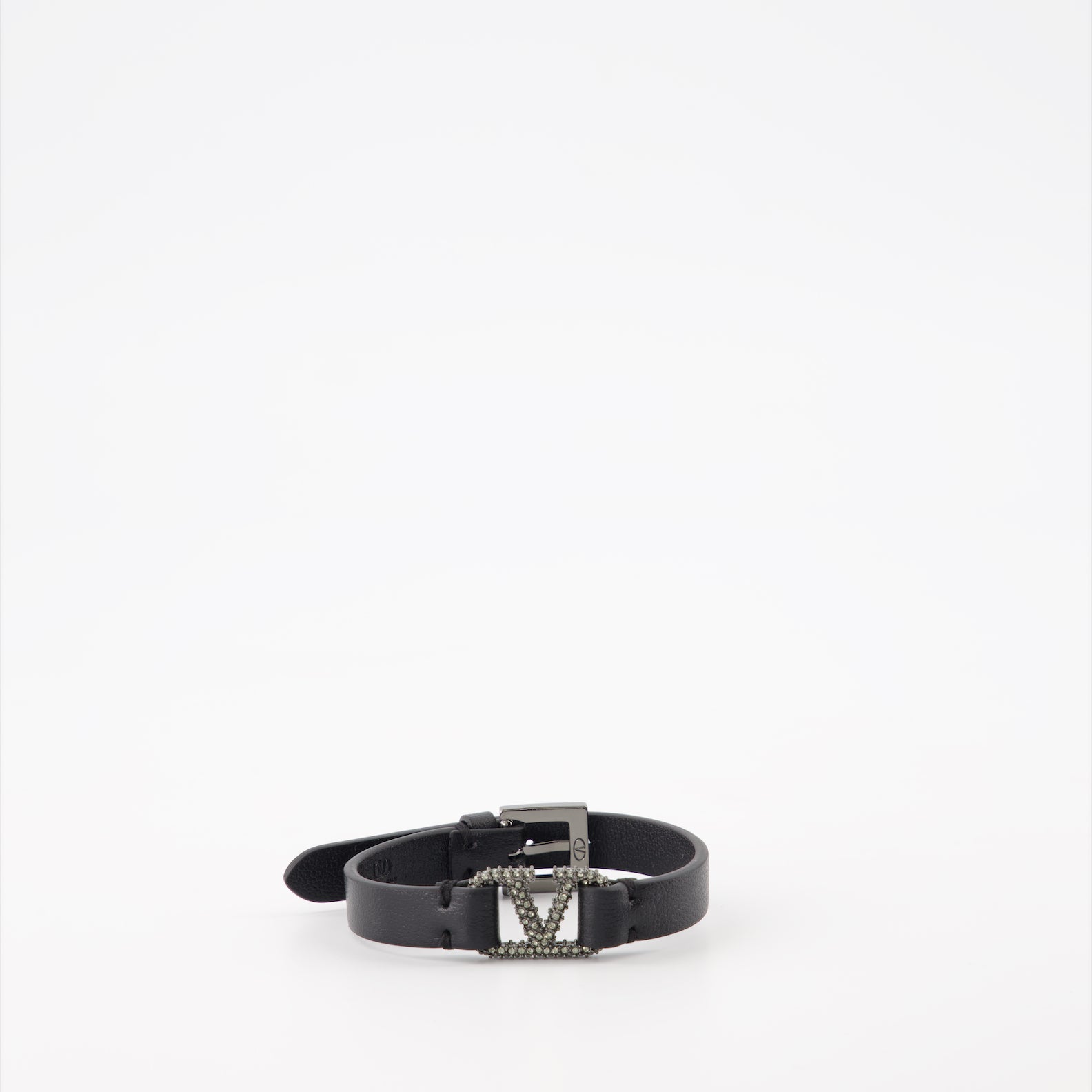 Joias Bracelet à cristaux VLogo Signature Valentino Garavani Preto Femme