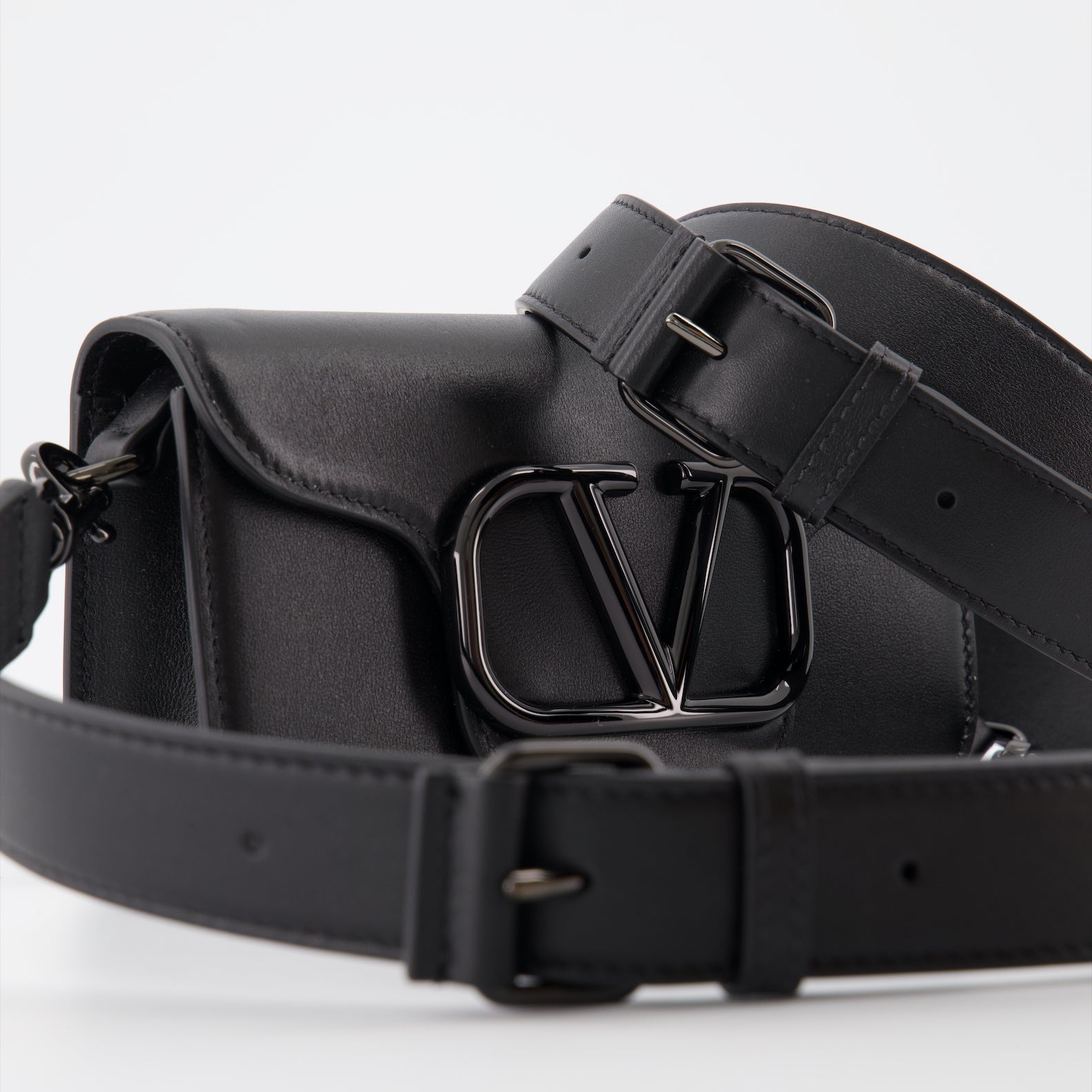 Borse a tracolla Sac mini Loco Valentino Garavani Nero Homme