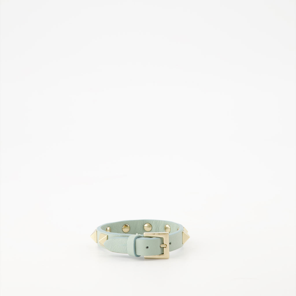 Bijoux Bracelet Rockstud Valentino Garavani Vert Femme
