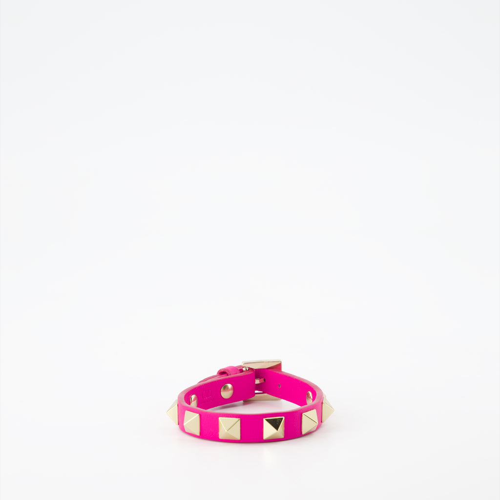 Bijoux Bracelet Rockstud Valentino Garavani Rose Femme