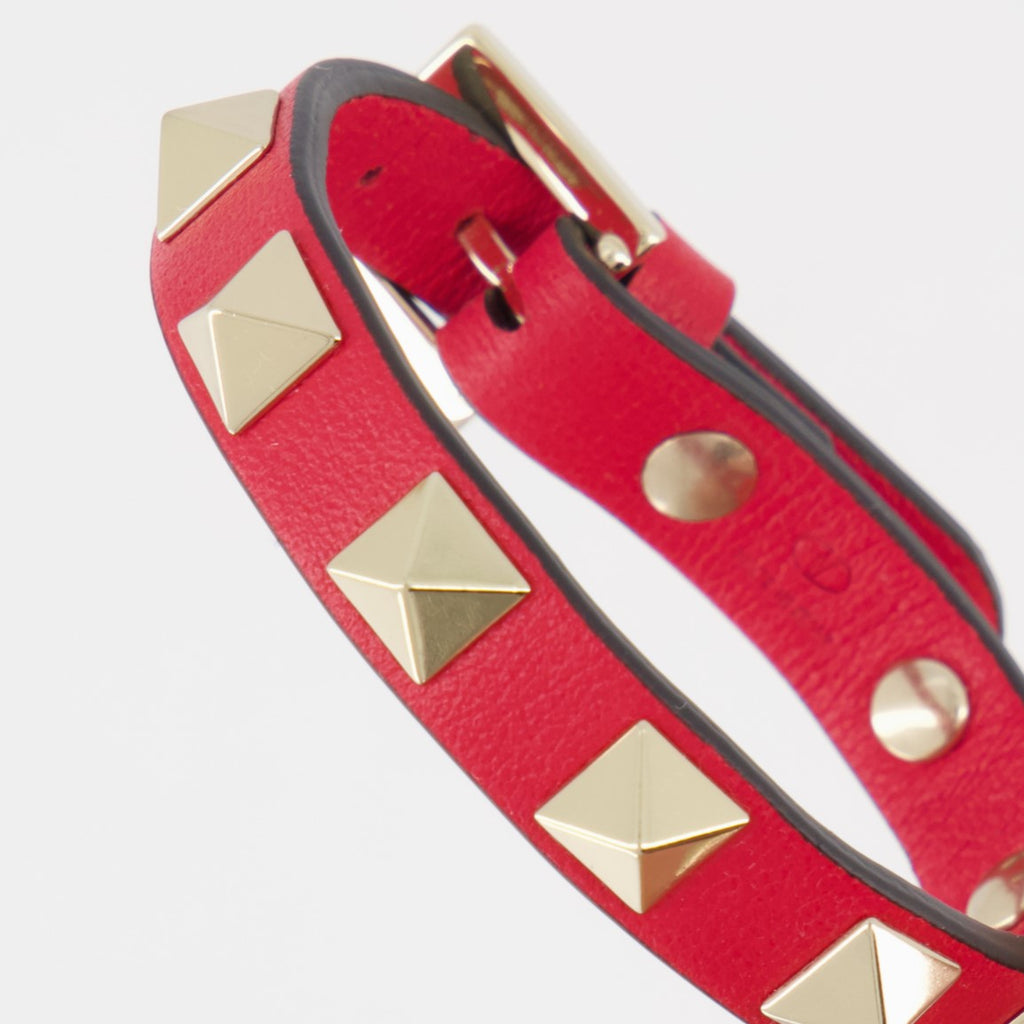 Bijoux Bracelet Rockstud Valentino Garavani Rouge Femme