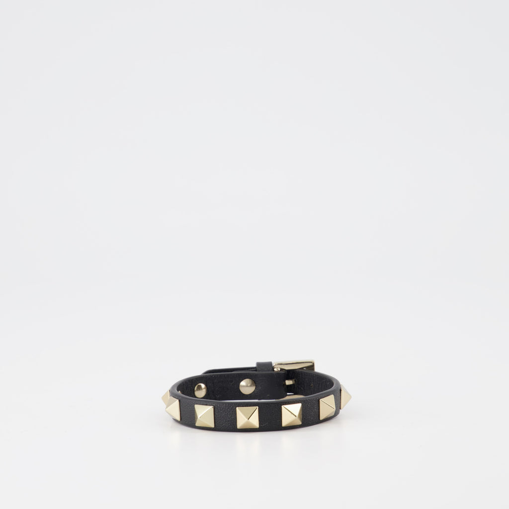 Schmuck Bracelet Rockstud Valentino Garavani Schwarz Femme
