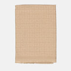 Écharpes, foulards et gants Echarpe Givenchy 4G en soie Givenchy Beige Femme