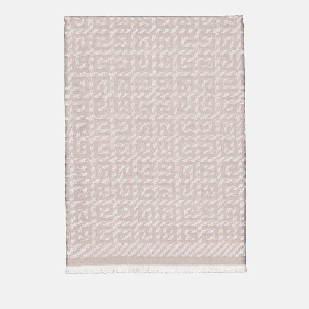 Scarves and gloves Givenchy 4G silk scarf Givenchy Beige Women