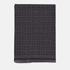 Écharpes, foulards et gants Echarpe Givenchy 4G en soie Givenchy Gris Femme