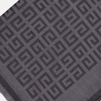 Écharpes, foulards et gants Echarpe Givenchy 4G en soie Givenchy Gris Femme