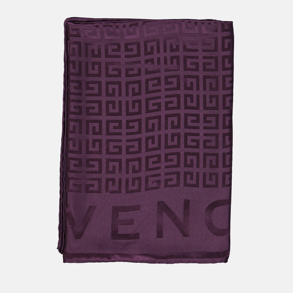 Scarves and gloves Givenchy 4G all-over scarf Givenchy Purple Women