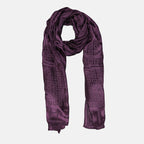 Scarves and gloves Givenchy 4G all-over scarf Givenchy Purple Women