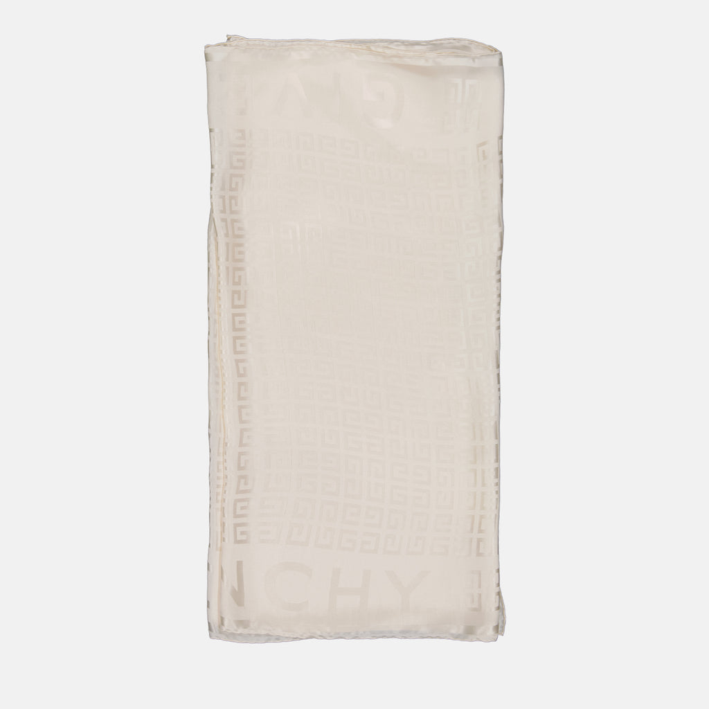 Écharpes, foulards et gants Foulard Givenchy 4G all-over Givenchy Beige Femme