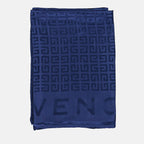 Écharpes, foulards et gants Foulard Givenchy 4G all-over Givenchy Bleu Femme