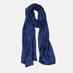 Écharpes, foulards et gants Foulard Givenchy 4G all-over Givenchy Bleu Femme