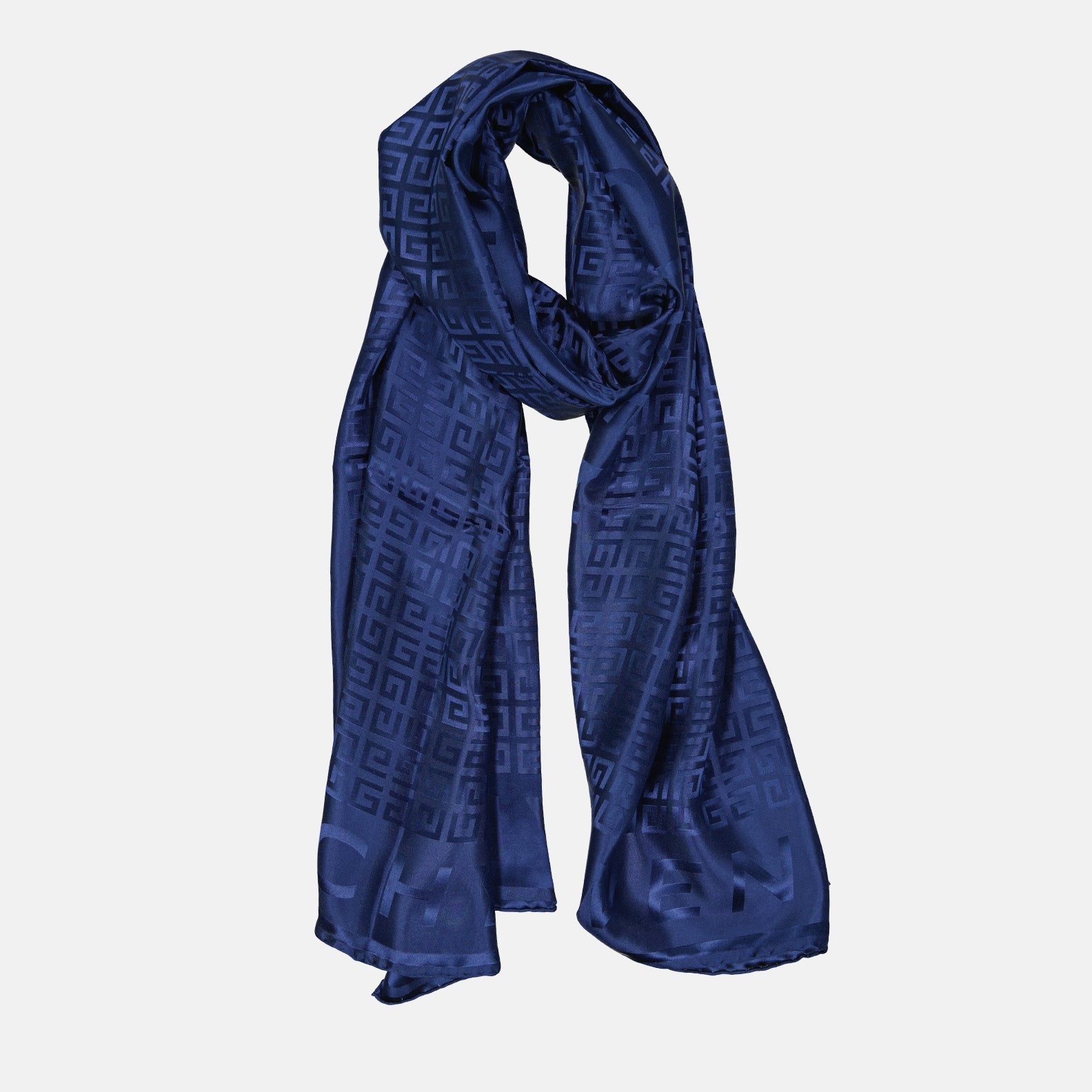 Écharpes, foulards et gants Foulard Givenchy 4G all-over Givenchy Bleu Femme