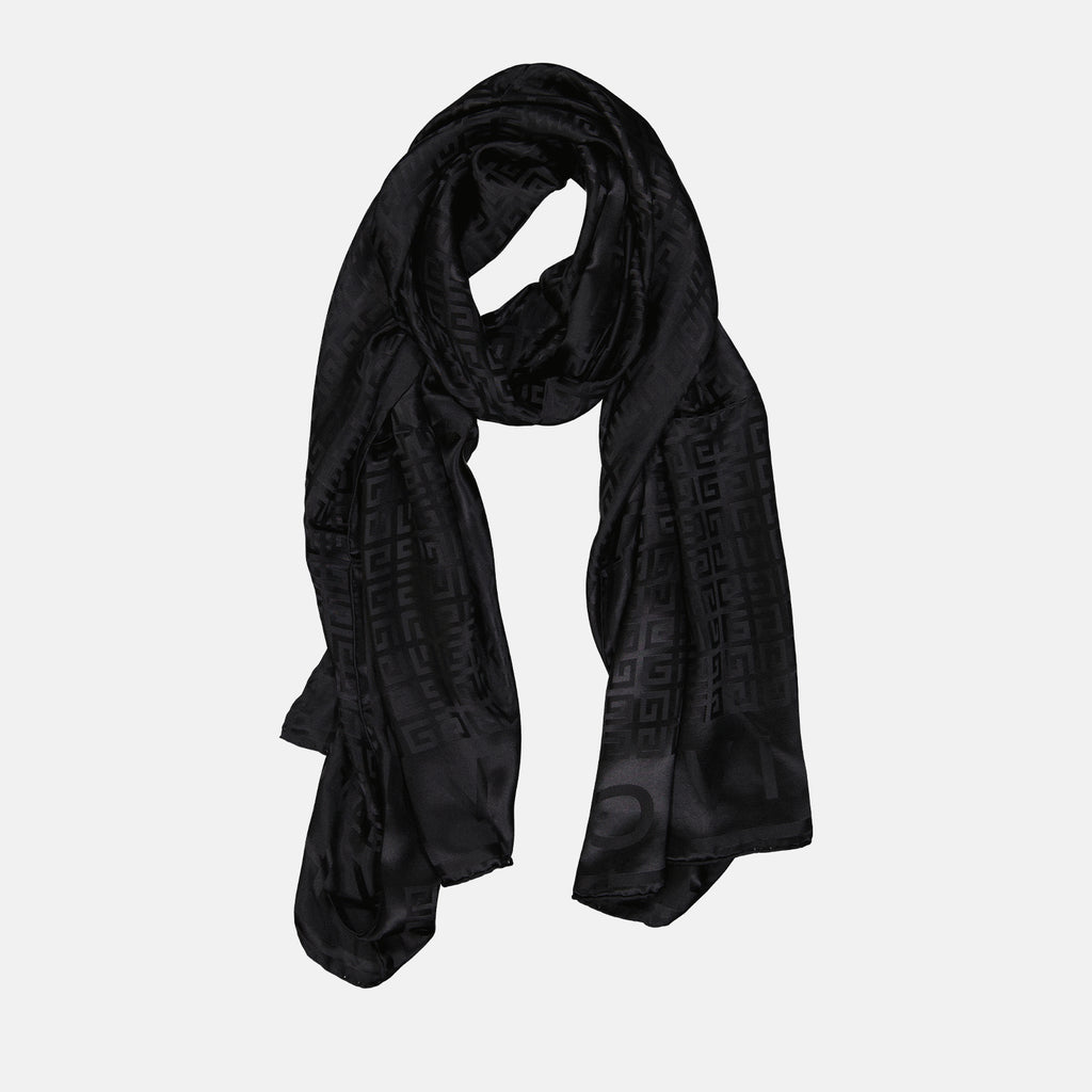 Scarves and gloves Givenchy 4G All-Over Scarf Givenchy Black Women
